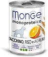 Monge Dog Monoprotein Fruits Turkey, Rice&Orange