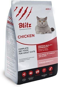 Blitz adult kitten Chicken
