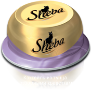 Sheba Classic с тунцом и креветками