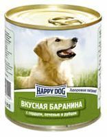 Happy Dog консервы для собак с бараниной, сердцем, печенью и рубцом