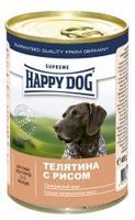 Happy Dog консервы для собак с телятиной и рисом