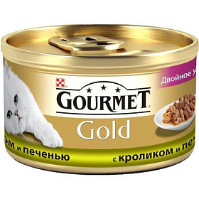 Gourmet Gold с кроликом и печенью в соусе