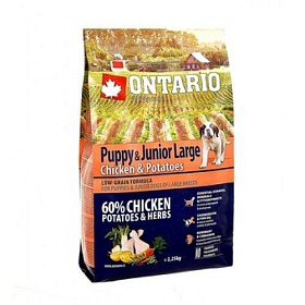 Ontario Puppy & Junior Large Chicken & Potatoes
