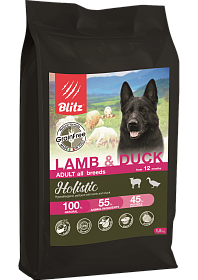Blitz Holistic Adult Dog All Breeds Lamb & Duck