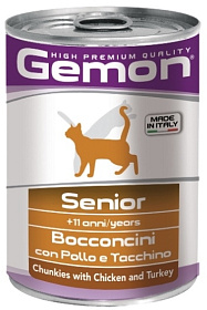 Gemon Cat для пожилых кошек кусочки