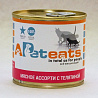 APetEats для кошек мясное ассорти с телятиной