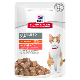 Hill's Science Plan Feline Sterilised Cat Young Adult с лососем