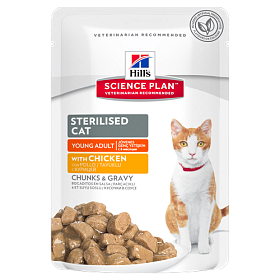 Hill's Science Plan Feline Sterilised Cat Young Adult с курицей