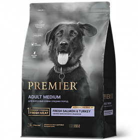 Premier Dog Salmon&Turkey ADULT Medium